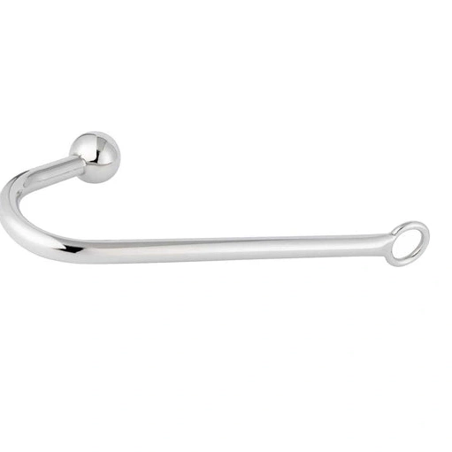 Anal Hooks Toy 3294 Anal Sex AllNight Smooth Metal Hook 0816